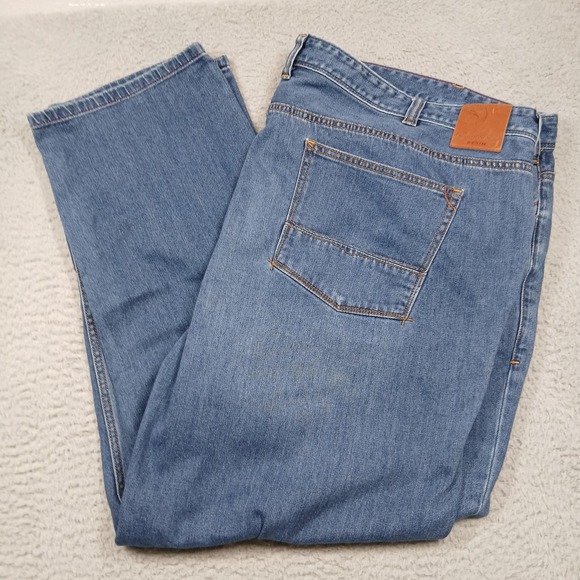 Tommy Bahama Jeans Mens 50x29 Light Blue Antigua Cove Straight Leg Stretch Denim - Picture 1 of 10